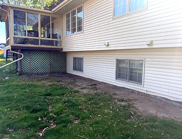 Landscape Bed Edging in Gaines Township